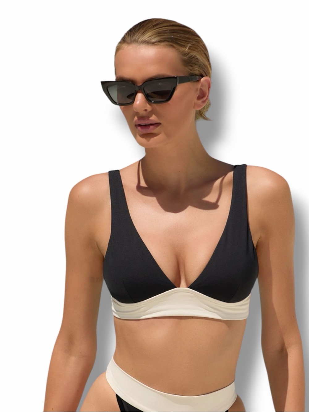 LSPACE Harley Colorblock Bikini Top